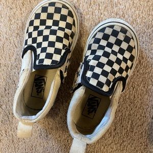Toddler checkered vans